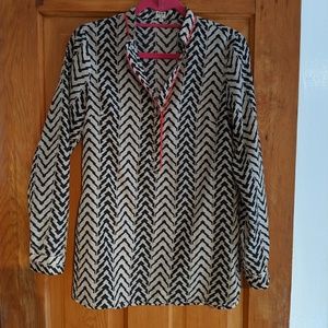 Uniqlo print blouse
